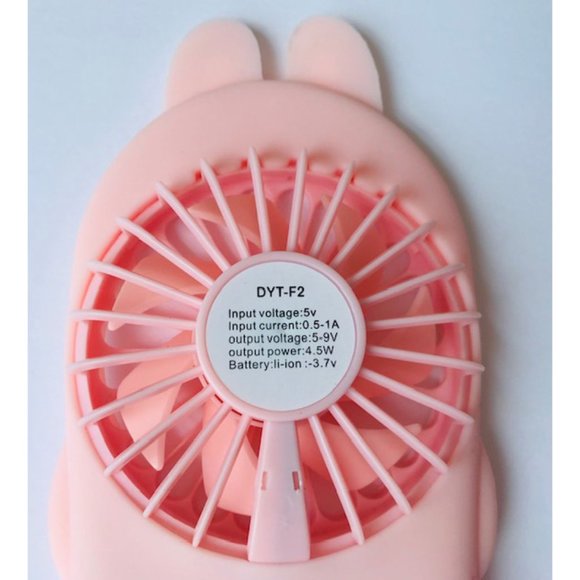 Pink - Lovely Mini Portable Pocket USB Fan - Picture 3 of 8